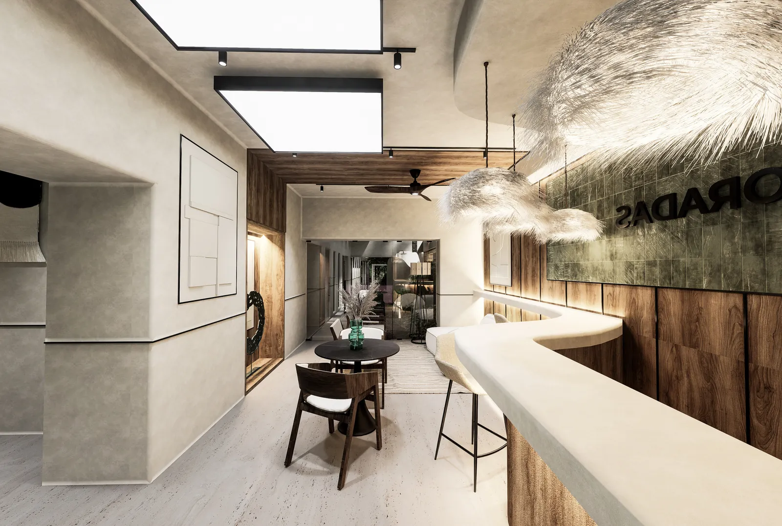 Lobby de Suites Las Coloradas